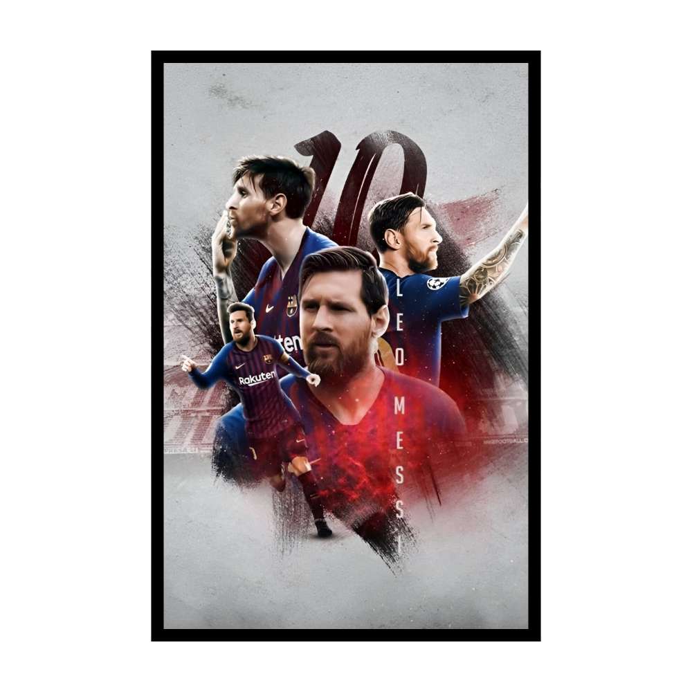 The Magic of Messi | Set of 3 Motivational Frames