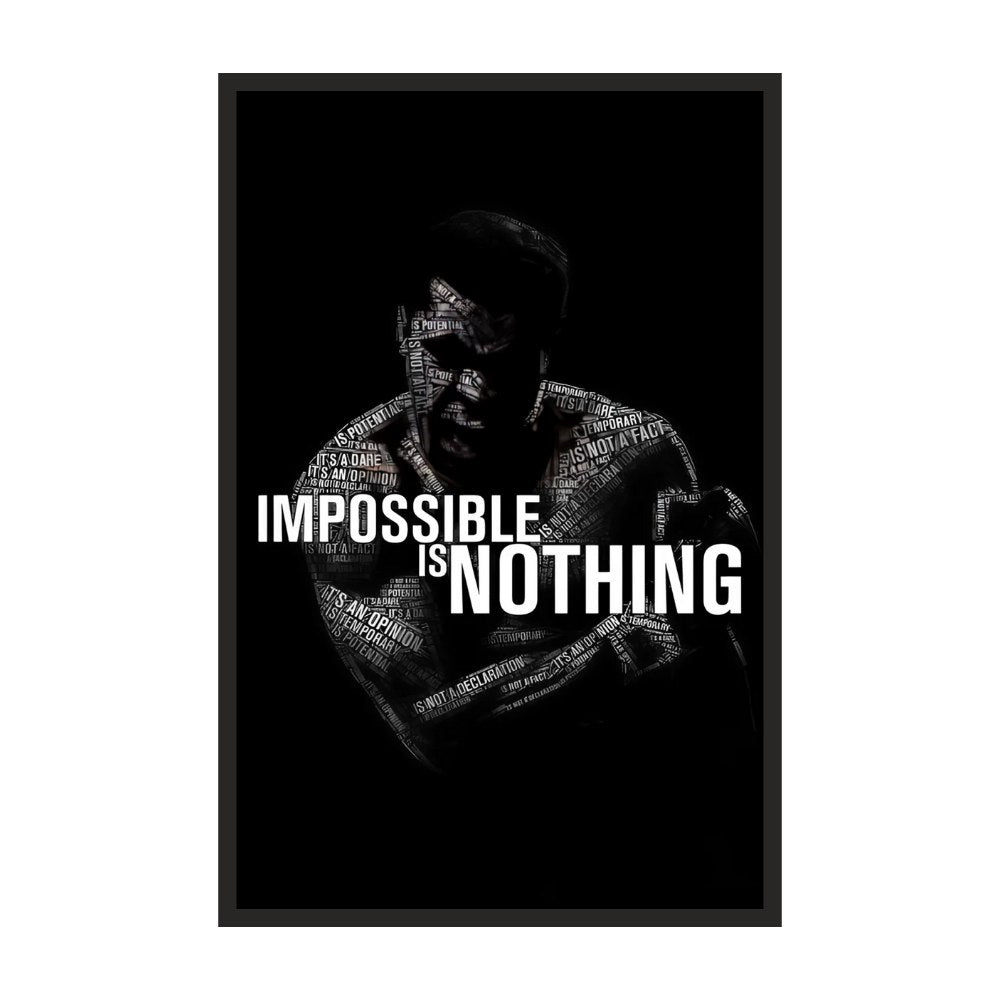 Impossible Is Nothing | M Ali Wall Art