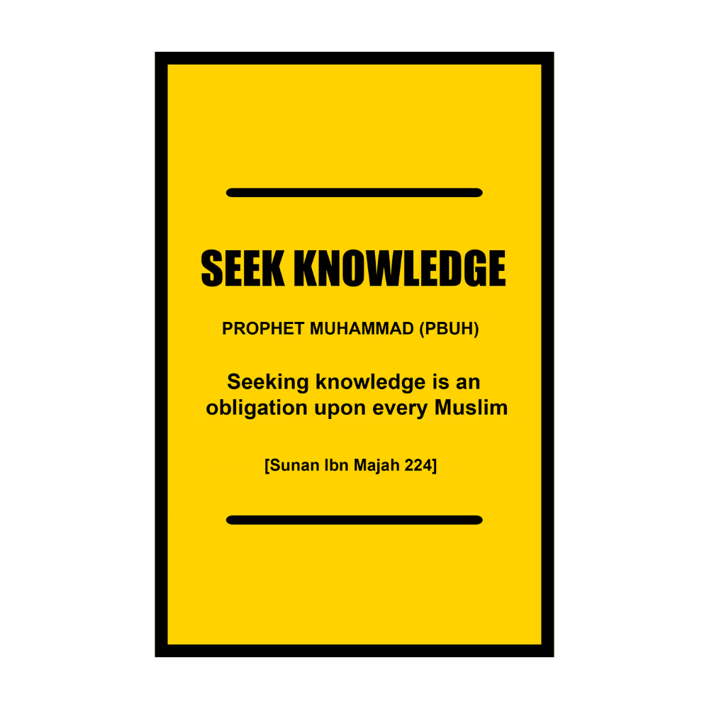 6 Principles of Prophet Muhammad PBUH (FRAMED)