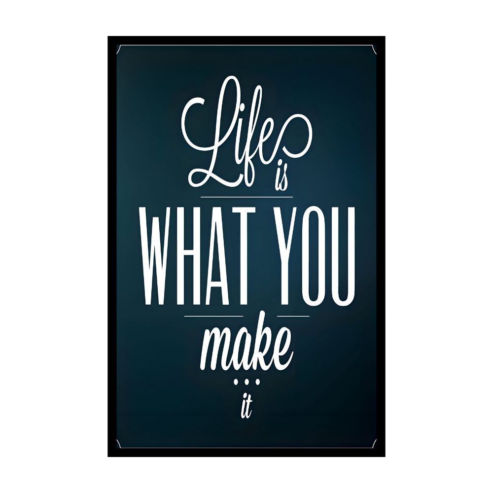 Blueprint for Achievement | Set of 6 Motivational Frames