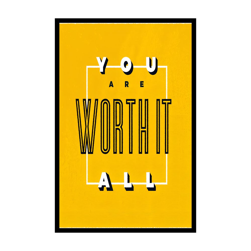 Blueprint for Achievement | Set of 6 Motivational Frames