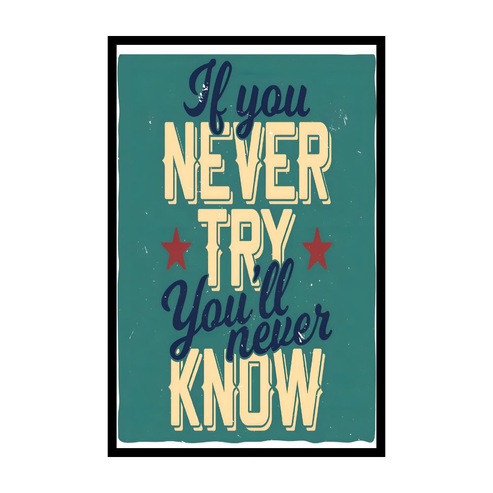 Blueprint for Achievement | Set of 6 Motivational Frames