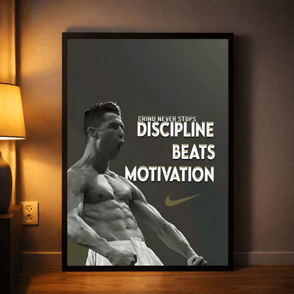 Discipline > Motivation | Inspired by Cristiano Ronaldo