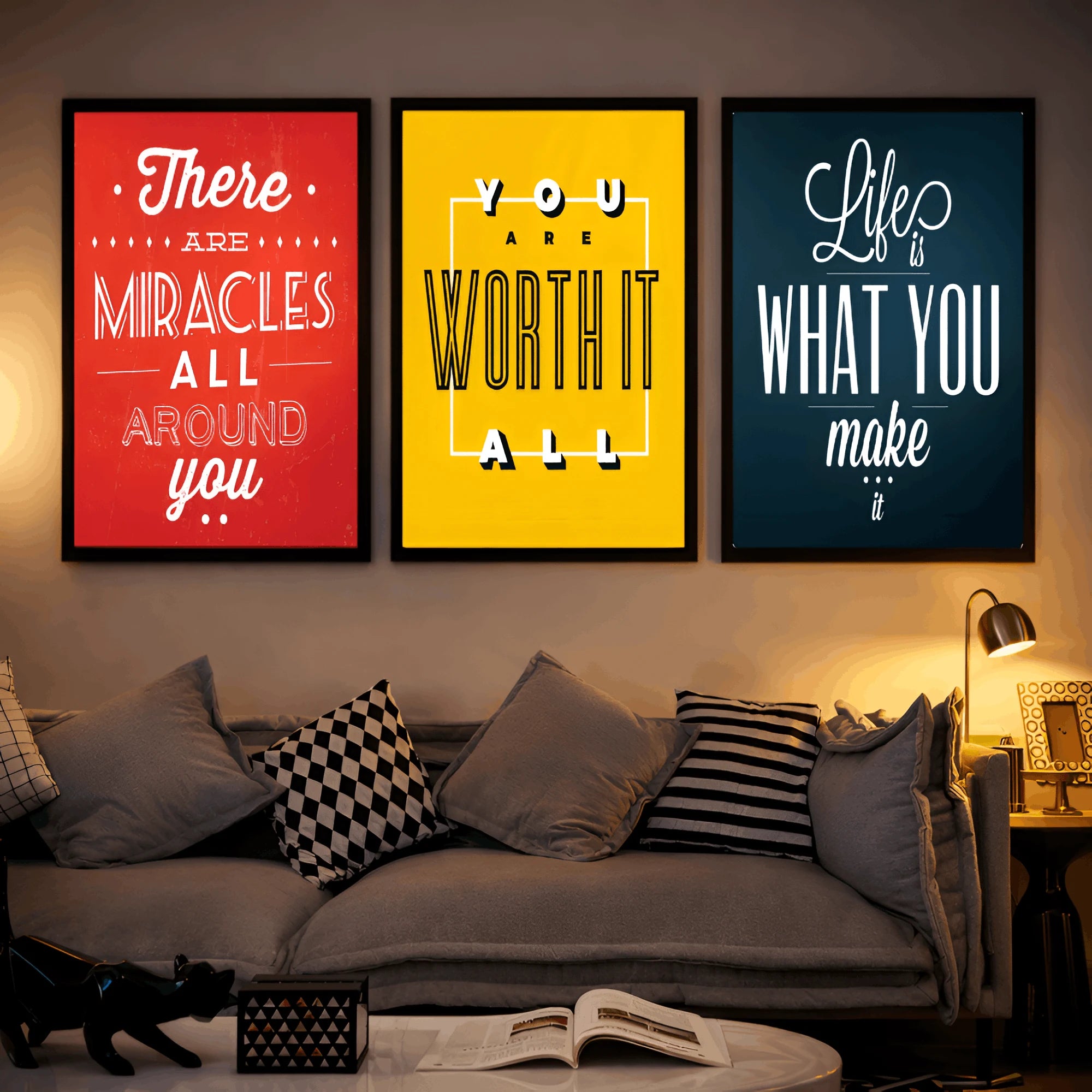 Everyday Empowerment | Set of 3 Inspirational Quote Frames