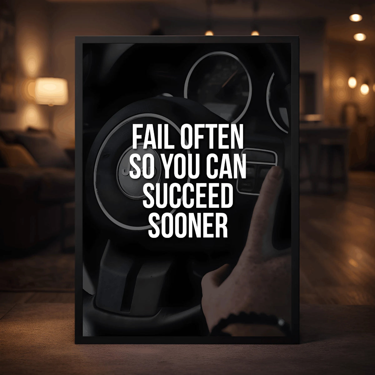 Fail Often. Succeed Sooner. | Power Quote Frame