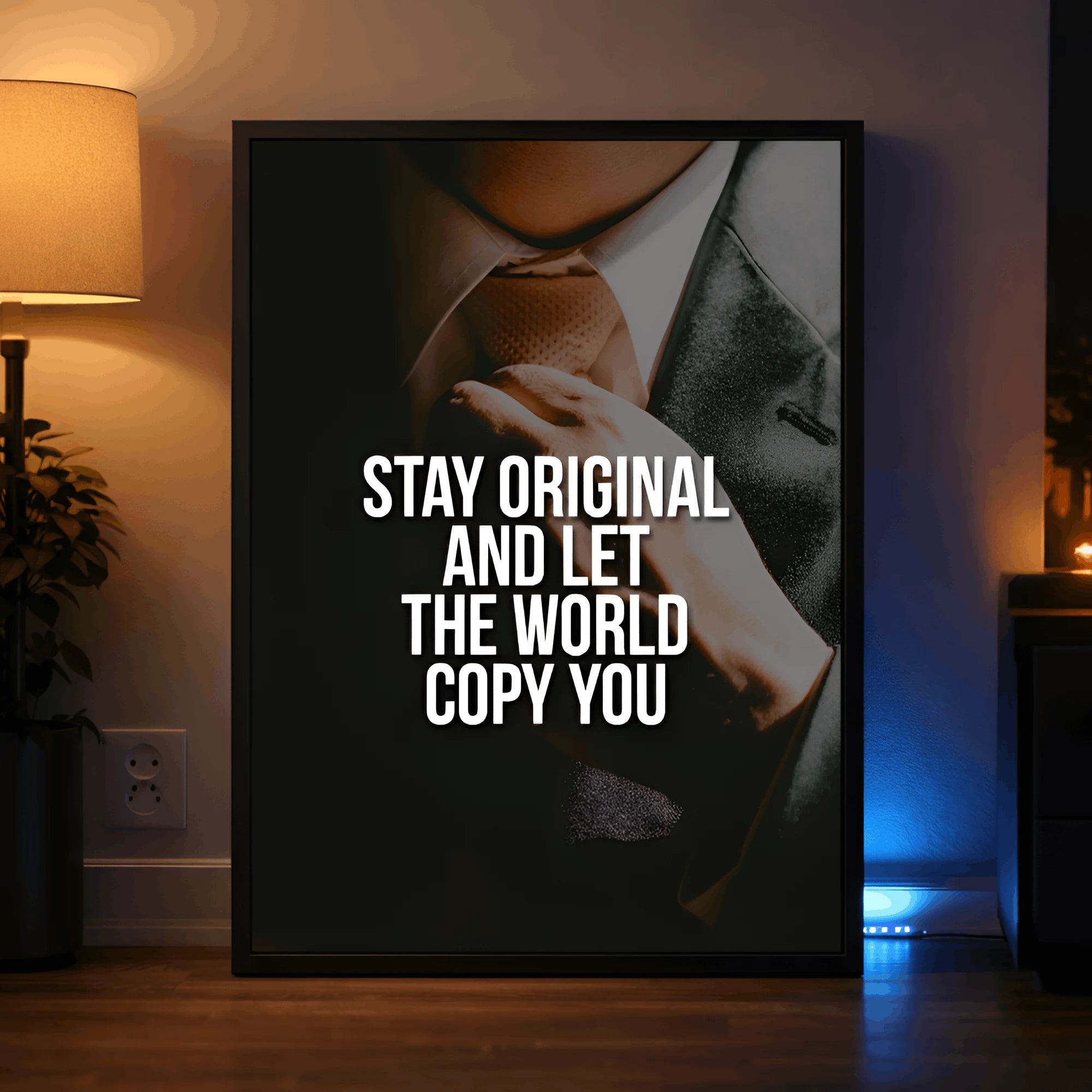 Let the World Copy You | Motivational Wall Frame