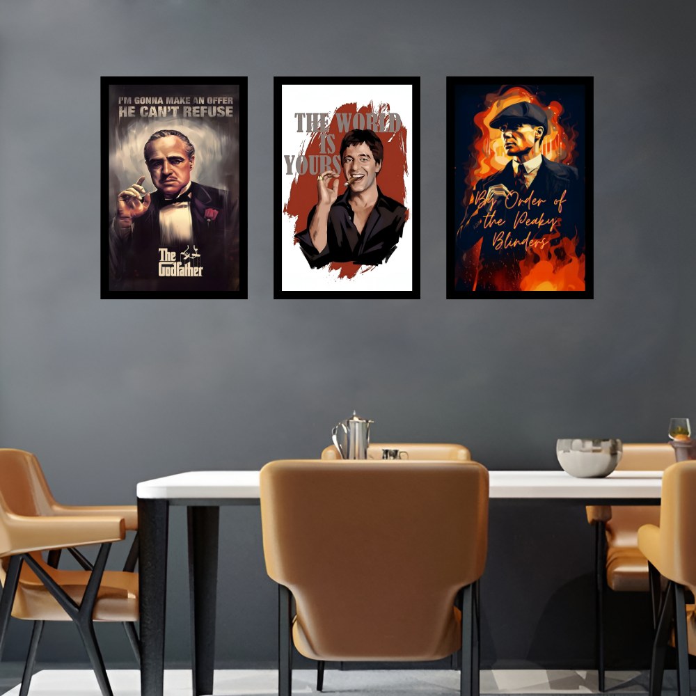 Rebel Spirit | Set of 3 Gangster Quotes