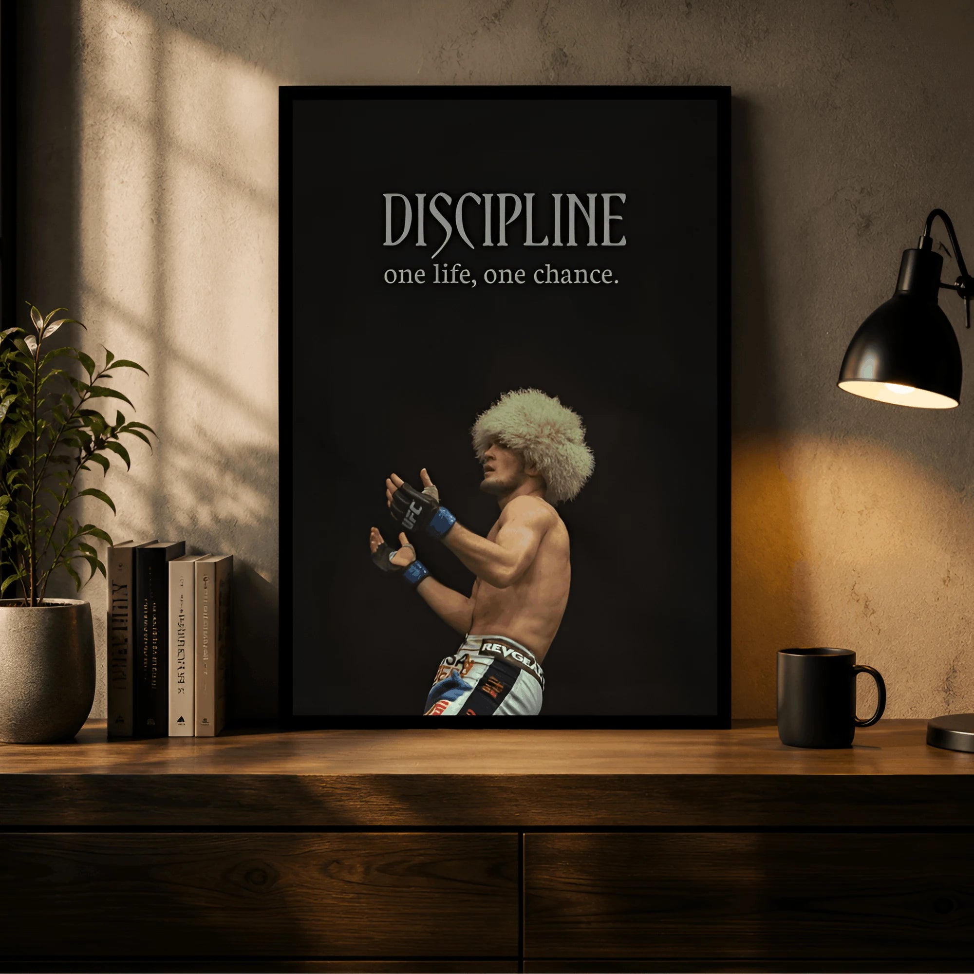 Discipline – One Life, One Chance Wall Frame