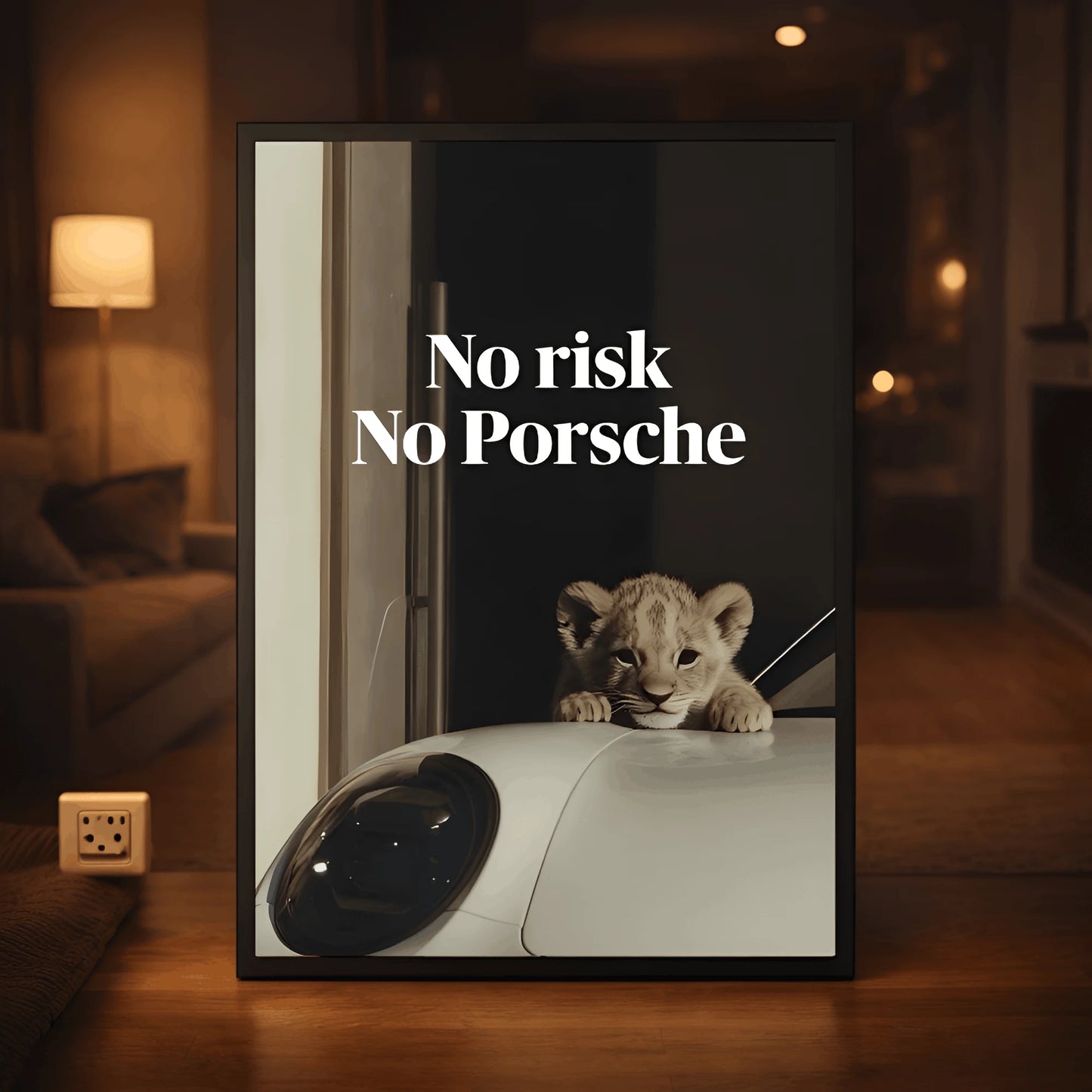No Risk. No Porsche. | Luxury Hustle Frame