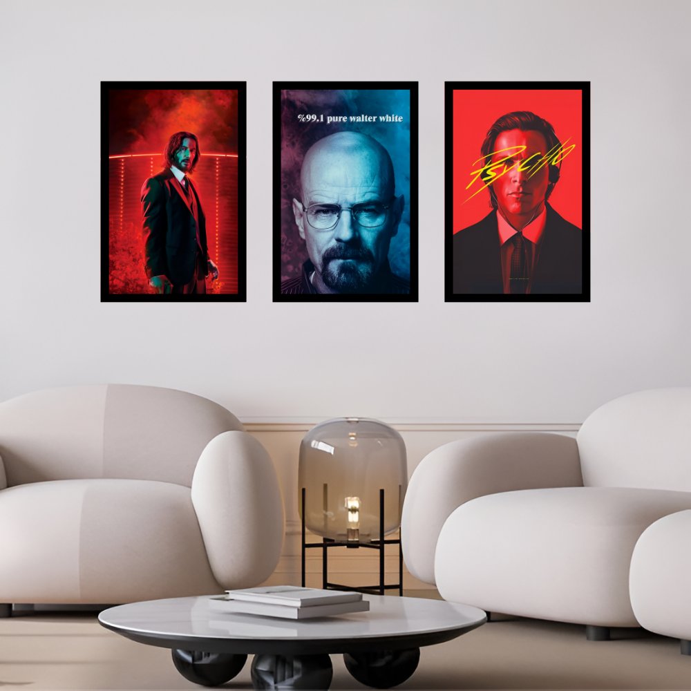 Alpha Mind, Sigma Heart | Set of 3 Frames