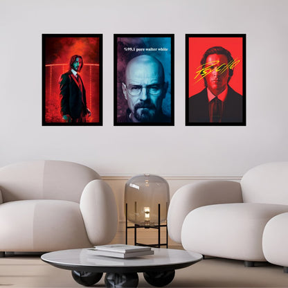Alpha Mind, Sigma Heart | Set of 3 Frames