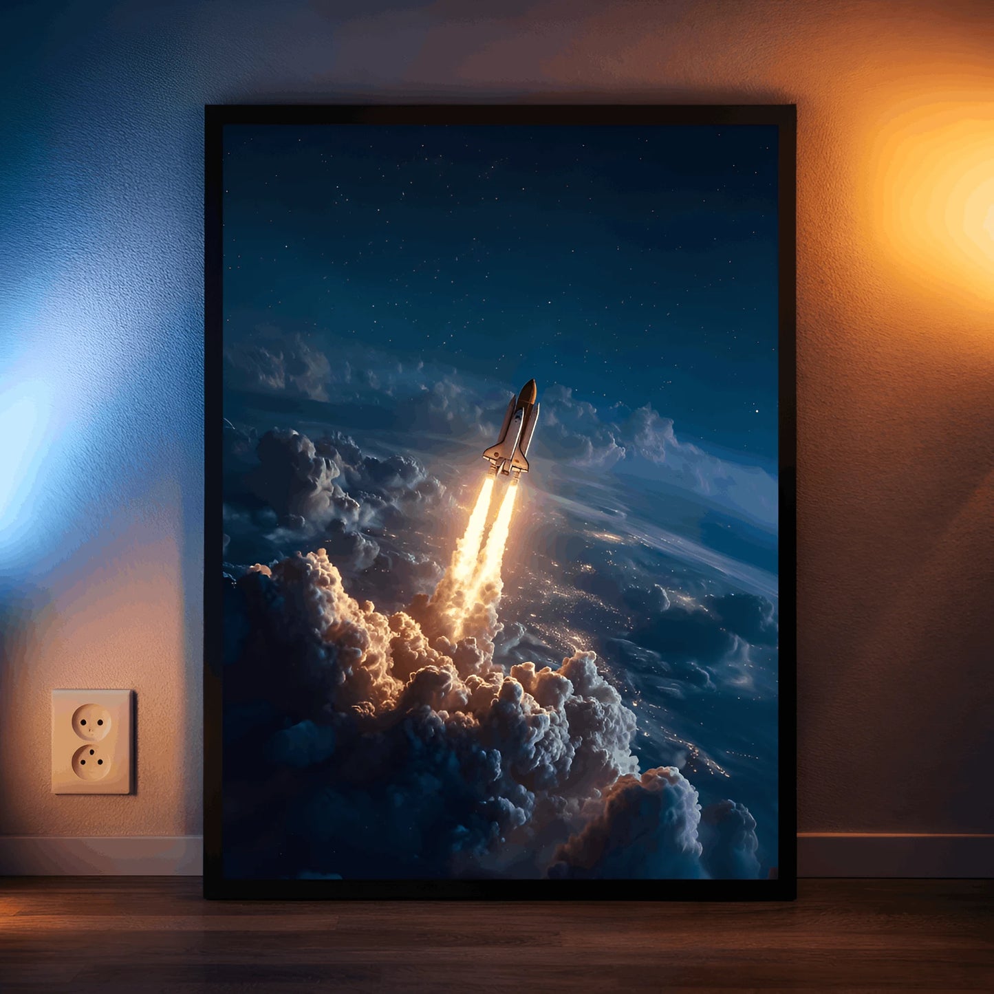 Beyond Horizons – Space Shuttle Wall Frame