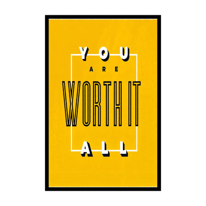 Blueprint for Achievement | Set of 6 Motivational Frames