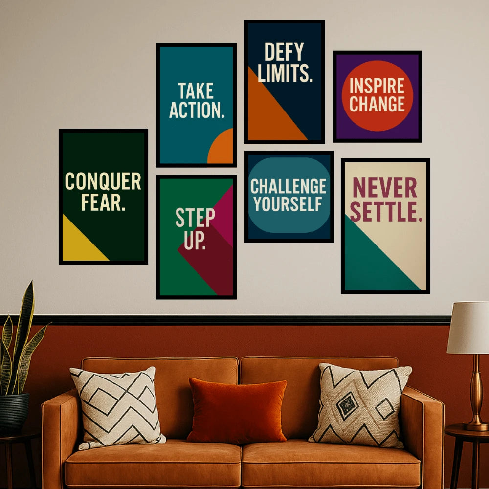 Limitless Drive | Premium 7-Frame Wall Set