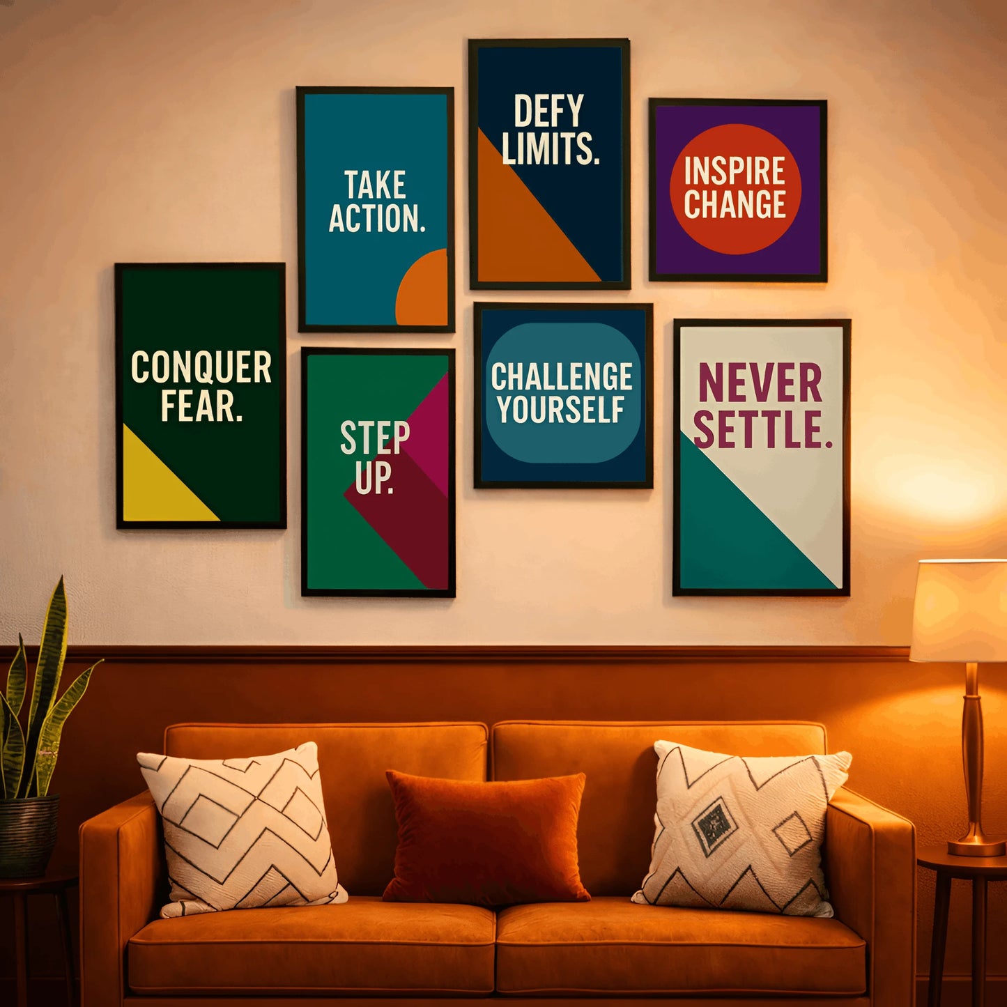 Limitless Drive | Premium 7-Frame Wall Set