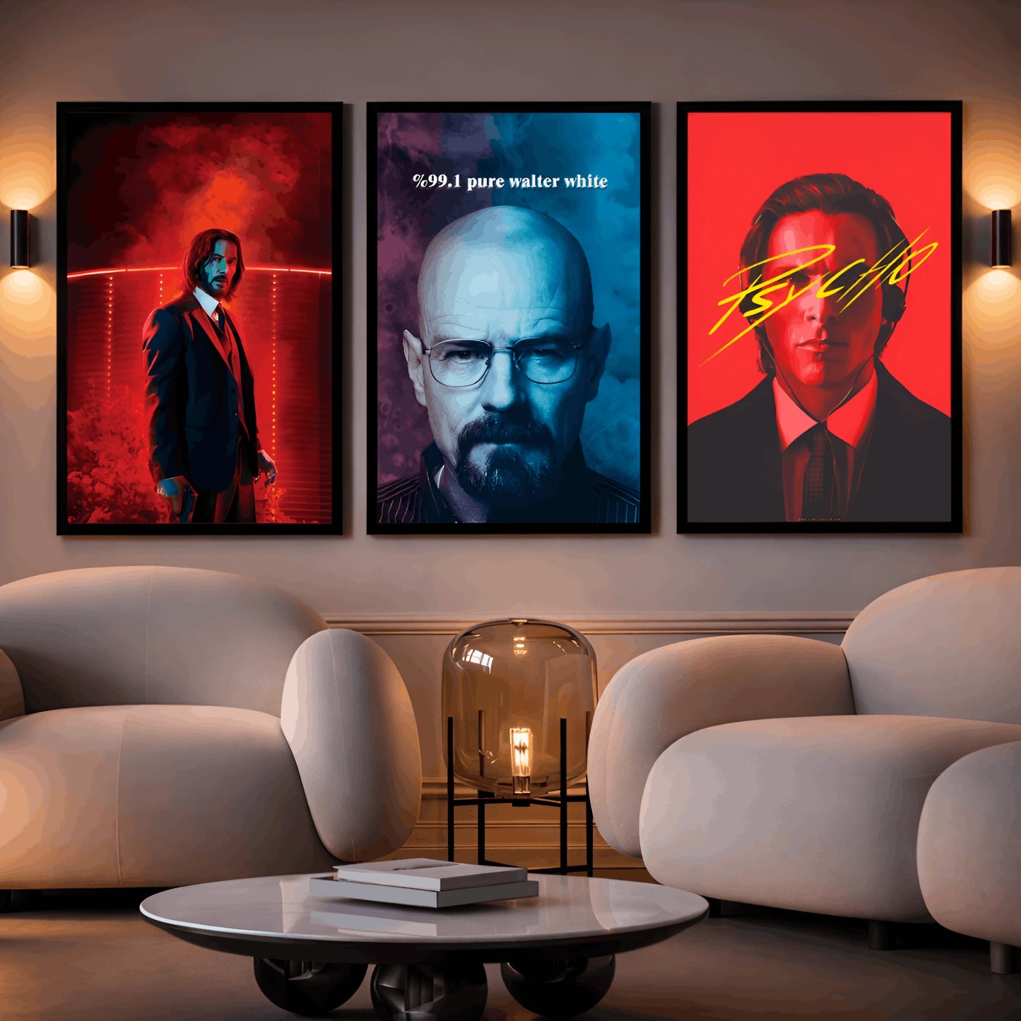 Alpha Mind, Sigma Heart | Set of 3 Frames