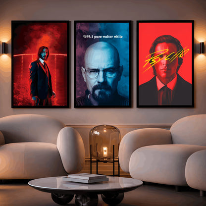 Alpha Mind, Sigma Heart | Set of 3 Frames