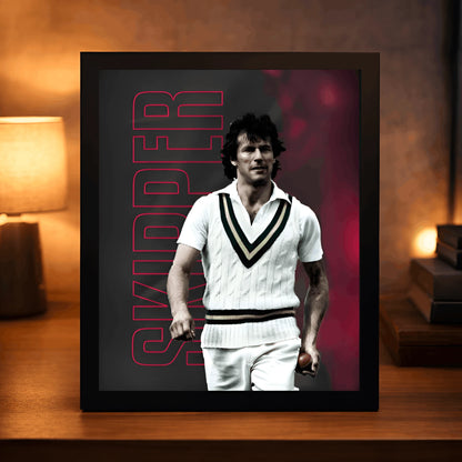 Imran Khan Vintage Cricket Wall Art