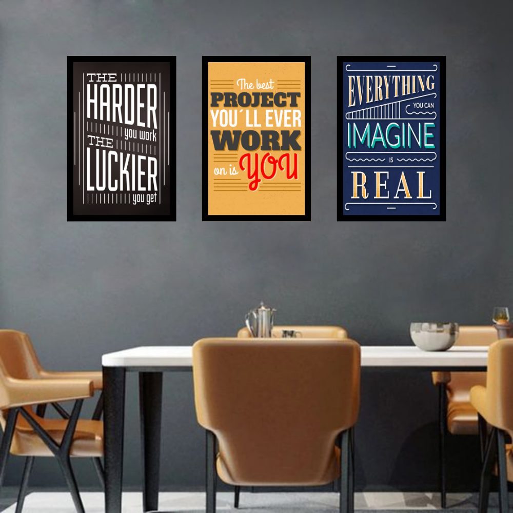 Limitless Potential | Trio of Motivational Wall Decor