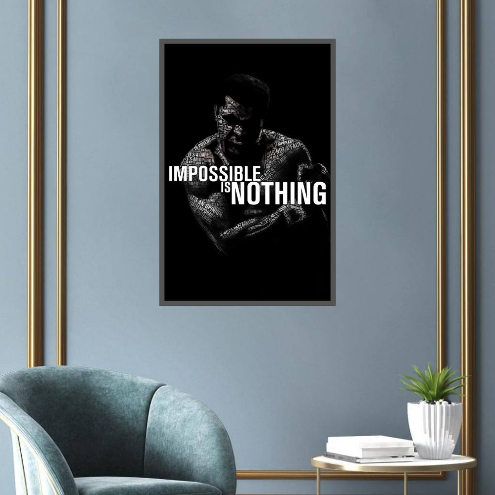 Impossible Is Nothing | M Ali Wall Art