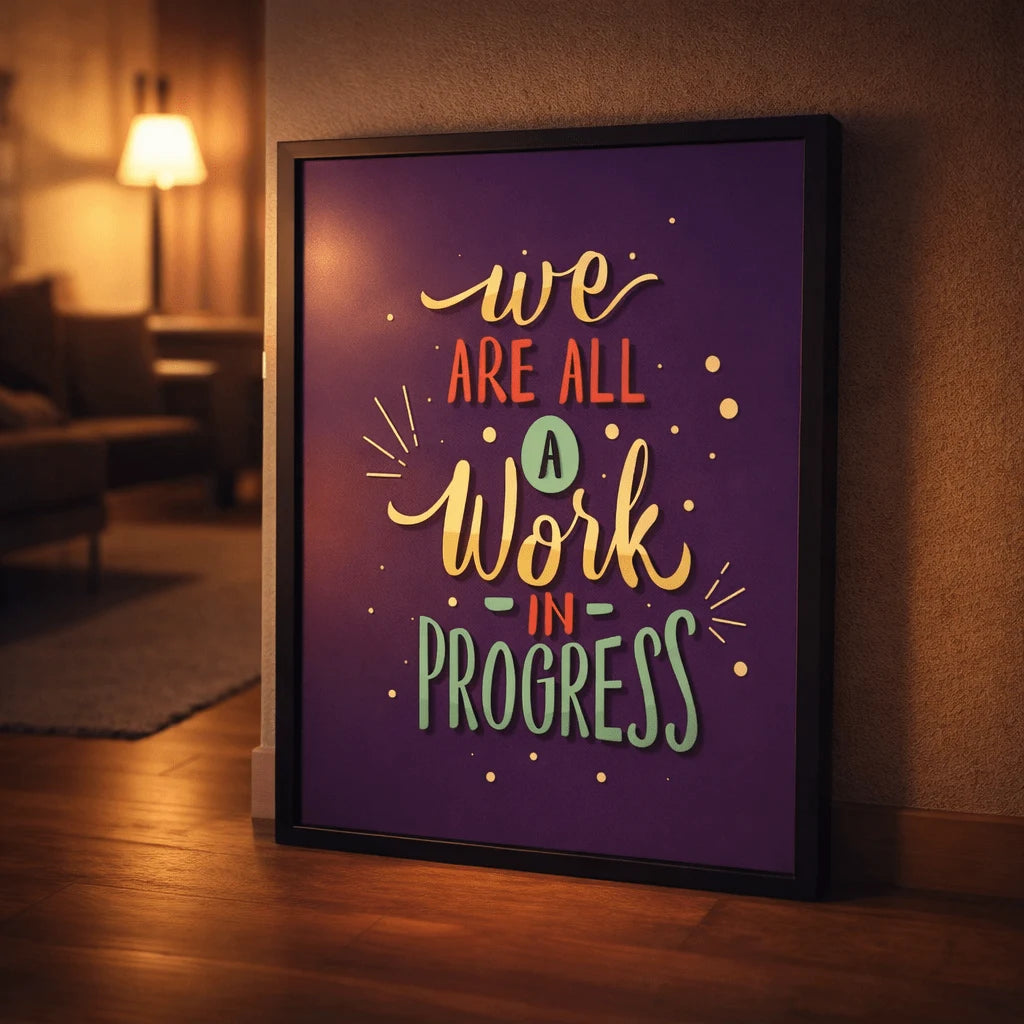 Work in Progress | Growth-Minded Wall Frame