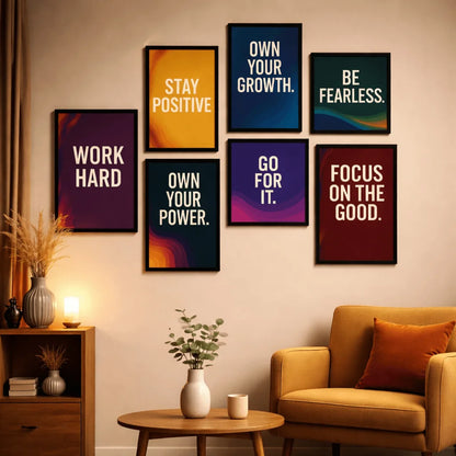 The Power Within | 7-Frame Motivational Wall Set