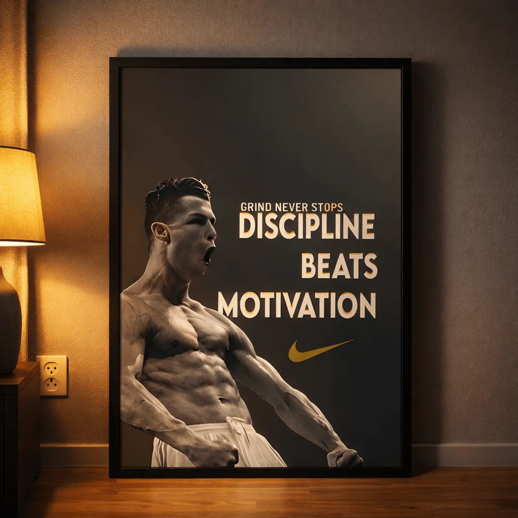Discipline > Motivation | Inspired by Cristiano Ronaldo