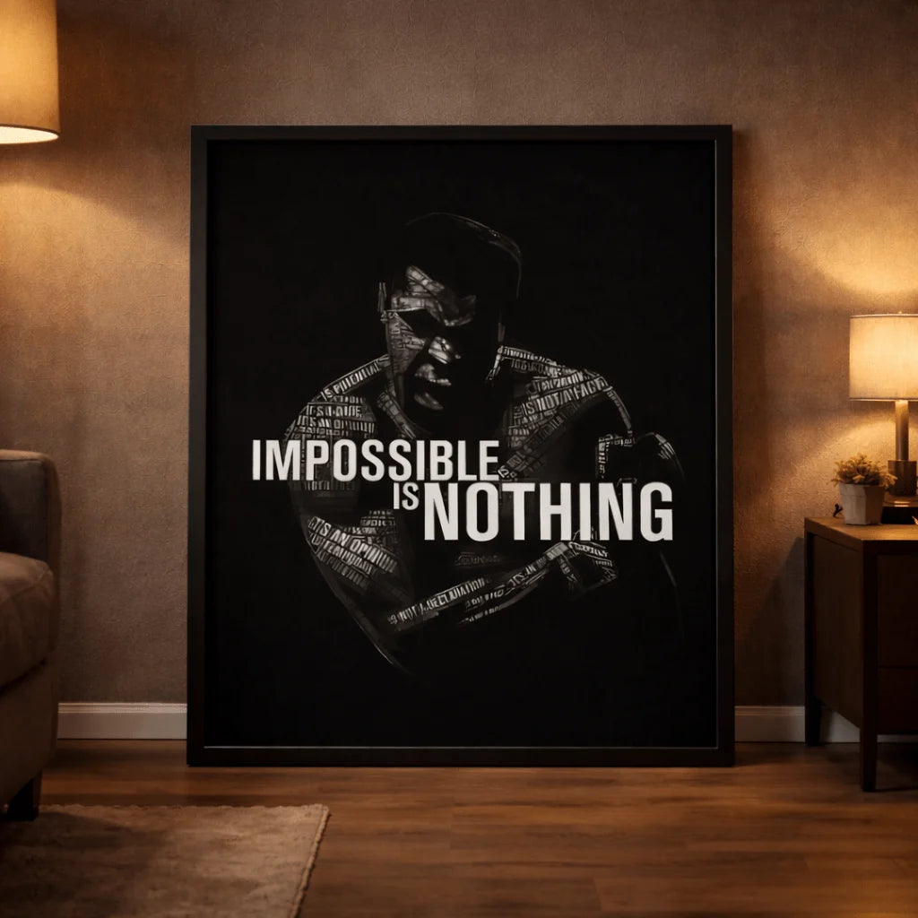 Impossible Is Nothing | M Ali Wall Art